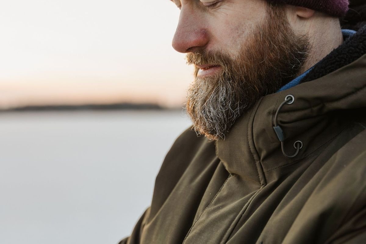 Man wearing a beanie and jacket in winter (representative photo, not the exact product)