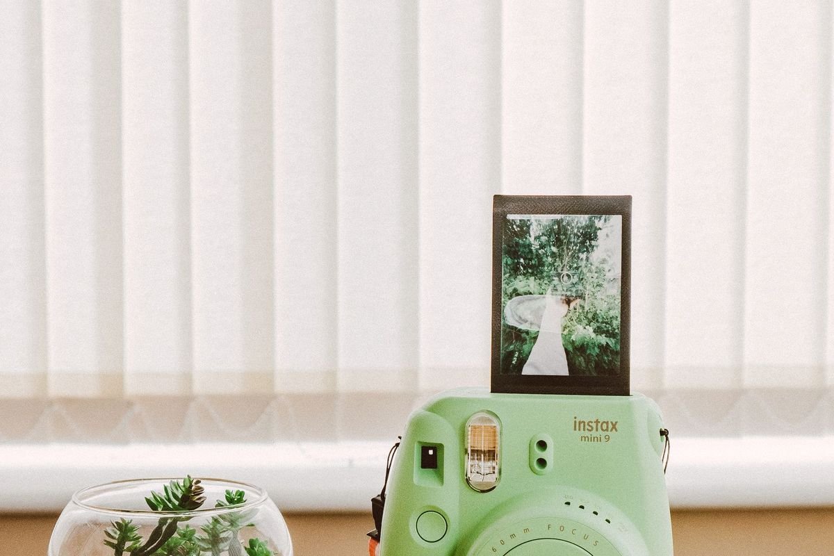 Instant camera (representative photo, not the exact product)